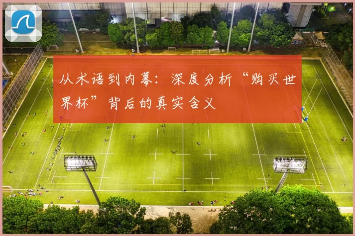 从术语到内幕:深度分析“购买世界杯”背后的真实含义