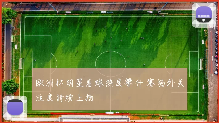 欧洲杯明星看球热度攀升 赛场外关注度持续上扬