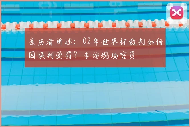 亲历者讲述：02年世界杯裁判如何因误判受罚？专访现场官员